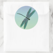 Dragonfly Ronde Sticker (Tas)