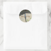 Dragonfly Ronde Sticker (Tas)