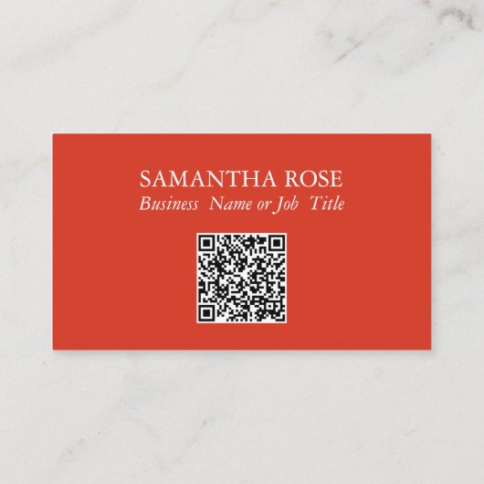 Dragonfly rouge carte de visite (Dos)