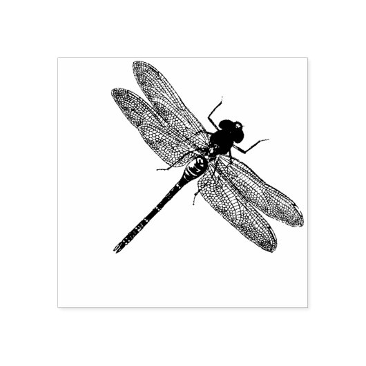 Dragonfly Rubber Stamp Rubberstempel (Afrduk)