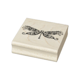 DRAGONFLY RUBBER STAMP RUBBERSTEMPEL