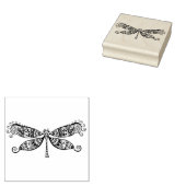 DRAGONFLY RUBBER STAMP 	RUBBERSTEMPEL (Gestempeld)