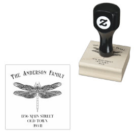 Dragonfly Rubber Stamp Rubberstempel