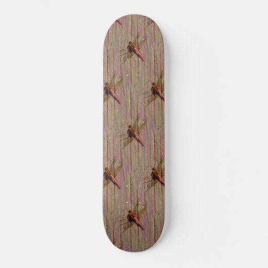 Dragonfly Rustic Skateboard (Voorkant)