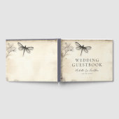 Dragonfly Schets Tijdschrift Bruiloft Gastenboek