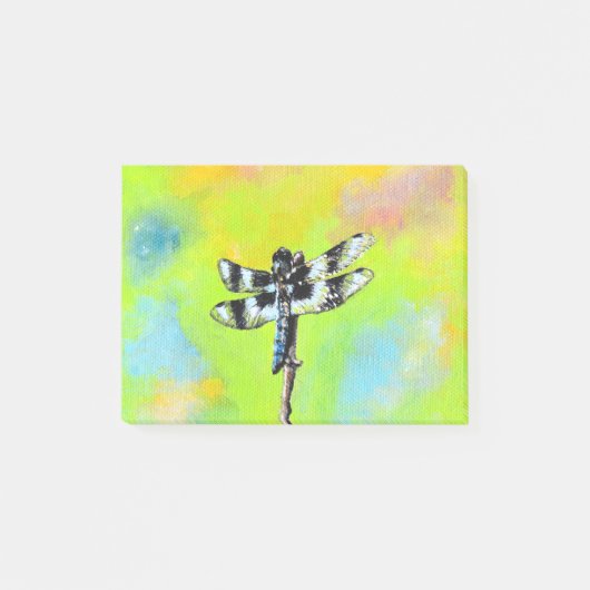 Dragonfly schilderen post-it® notes (Voorkant)