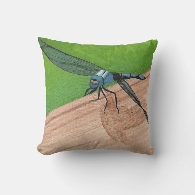 Dragonfly-schilderpilaar door CherylsArt Kussen (Voorkant)