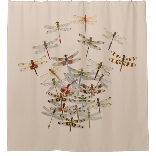 Dragonfly Shower Curtain Douchegordijn (Voorkant)