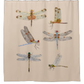 Dragonfly Shower Curtain Douchegordijn (Voorkant)