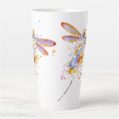 Dragonfly-spier Latte Mok (Voorkant)