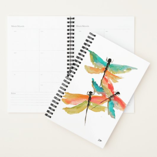 Dragonfly spiraalplaat (5.5x8.5) planner (Display)