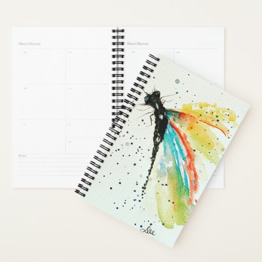 Dragonfly Spiral Planner (Display)