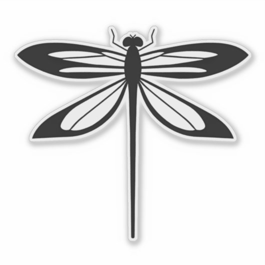 Dragonfly Sticker (Voorkant)