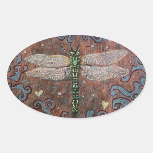 Dragonfly Sticker (Voorkant)