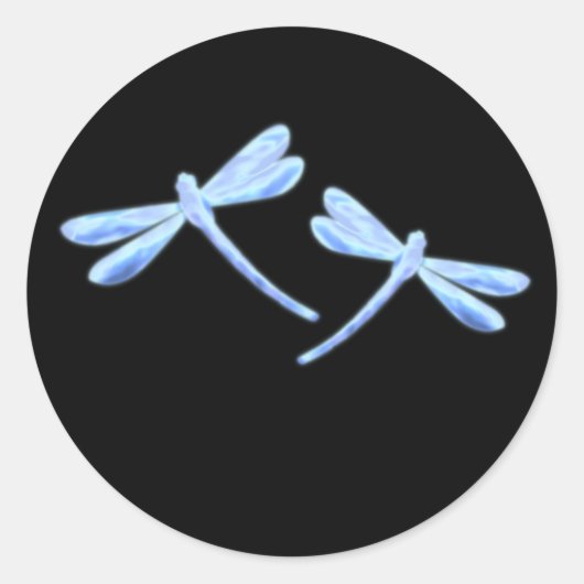 Dragonfly Stickers - Ice Glow (Voorkant)