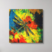 Dragonfly stretched canvas Print (Voorkant)