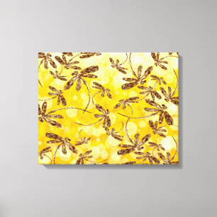 Dragonfly Summer Canvas Afdruk