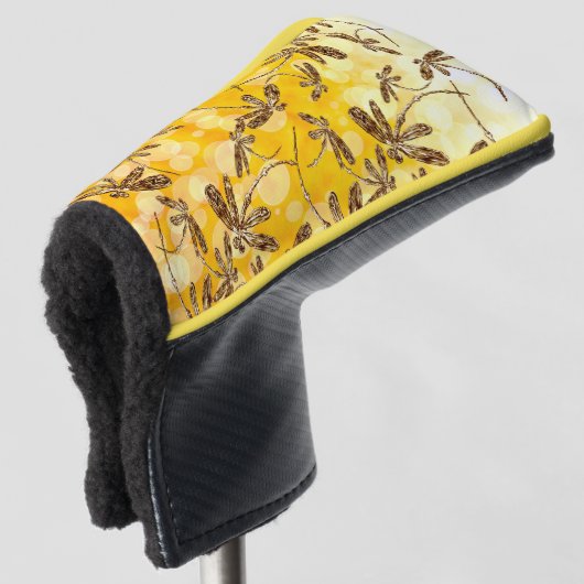 Dragonfly Sunshine Golfheadcover (3/4 voorkant)