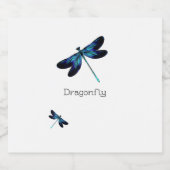 Dragonfly T-Shirt_21 Sparkling Wijnetiket (Enkel label)