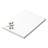  dragonfly-tekening Antiek snijpad Notitieblok (Gedraaid)