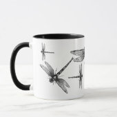 Dragonfly-tekenkunst mok (Links)