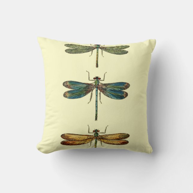 Dragonfly Trio Kussens (Voorkant)
