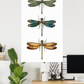 Dragonfly Trio Poster (Thuiskantoor)