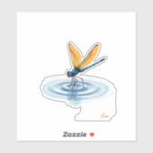 Dragonfly Tshirt Women Men Kids Insect Darner Skim Sticker (Vel)