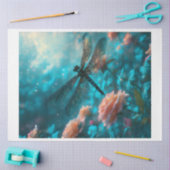 Dragonfly Tuin Weefsel Papier (Craft)