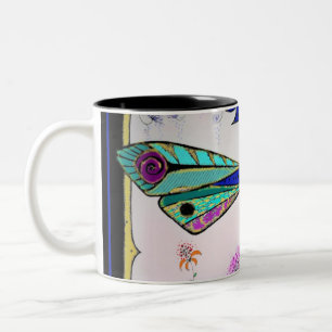 Dragonfly Tweekleurige Koffiemok