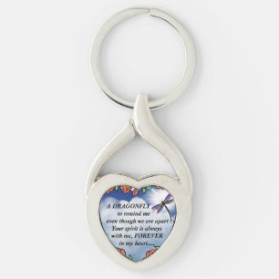 Dragonfly uit de hemel sleutelhanger