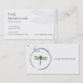 Dragonfly, uniek persoonlijk Visitekaartje (Voorkant / Achterkant)