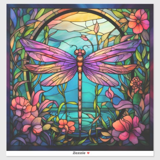 Dragonfly Vinyl Sticker (Vel)