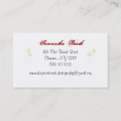 Dragonfly Visitekaartje (Achterkant)