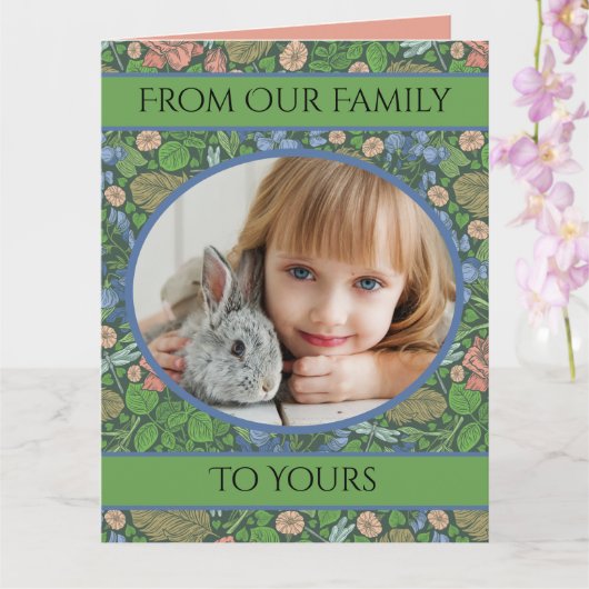  Dragonfly vliegt in een Engelse tuin Kaart (Orchidee)