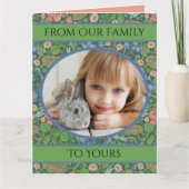  Dragonfly vliegt in een Engelse tuin Kaart (Voorkant)