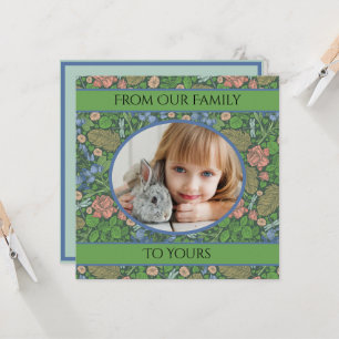 Dragonfly vliegt in een Engelse tuin Kaart