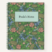  Dragonfly vliegt in een Engelse tuin Notitieboek (Voorkant)