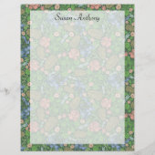 dragonfly vliegt in het Engels Tuinpapier (Achterkant)