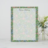 dragonfly vliegt in het Engels Tuinpapier (Staand voorkant)