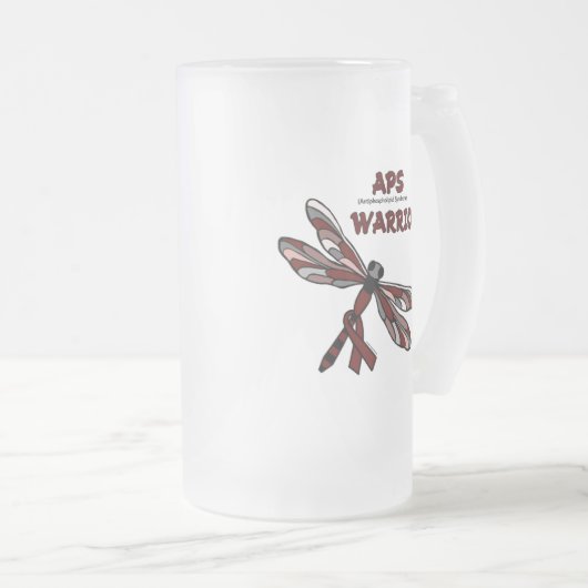 Dragonfly/Warrior...APS Matglas Bierpul (Voorkant rechts)