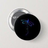 Dragonfly Warrior Semicolon Suicide Prevention Awa Ronde Button 5,7 Cm (Voorkant /achterkant)