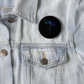 Dragonfly Warrior Semicolon Suicide Prevention Awa Ronde Button 5,7 Cm (In situ)