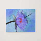Dragonfly Water Lily Puzzle Legpuzzel (Horizontaal)