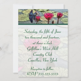 Dragonfly Wedding Uitnodiging