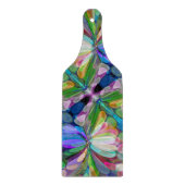 Dragonfly Wildflower Garden Abstract Bloemen Snijplank (Voorkant)