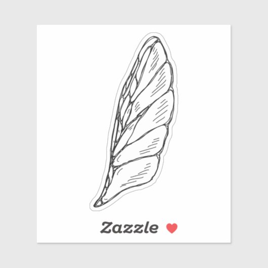 Dragonfly Wing Sticker (Vel)