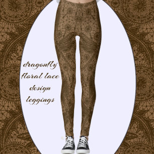 Dragonfly Wings Fancy Bloemendroom Leggings