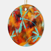 Dragonfly-woestijn Keramisch Ornament (Links)