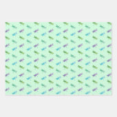 Dragonfly Wrapping Paper Flat Sheet Set van 3 (Voorkant 2)